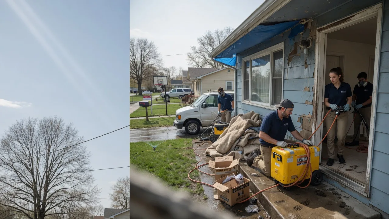Basement Flood Cleanup in Sharon Springs, KS near me